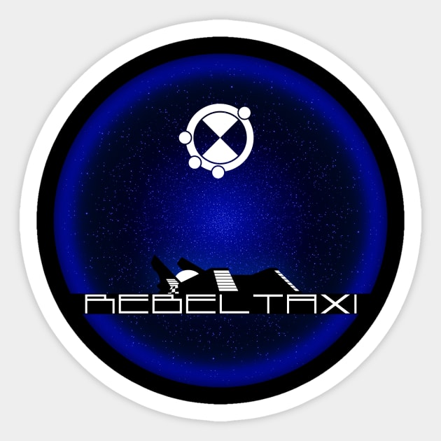 RebelTaxi Galaxy Sticker by RebelTaxi